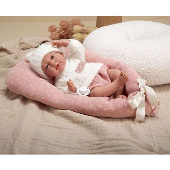 MUÑECA ELEGANCE  ANDIE ROSA C/COJIN (MUÑECO DE PESO) 40 CM image 1