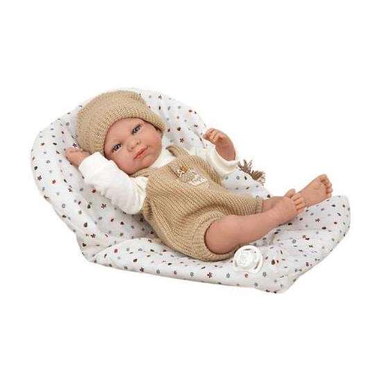 MUÑECA ELEGANCE CRIS BEIGE C/SACO DE DORMIR (MUÑECO DE PESO) 40 CM image 0