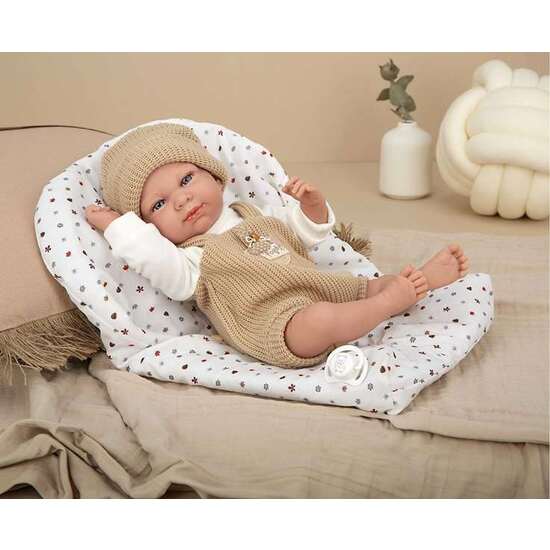 MUÑECA ELEGANCE CRIS BEIGE C/SACO DE DORMIR (MUÑECO DE PESO) 40 CM image 1