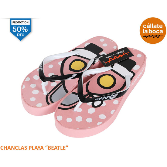 CHANCLAS PLAYA T.37 CLB BEATLE ROSA image 3