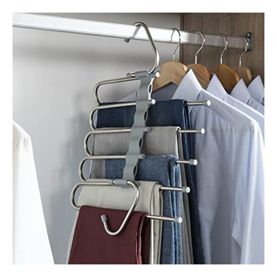 20 PERCHA MÚLTIPLE PARA PANTALONES 5 N 1 HAVS image 6