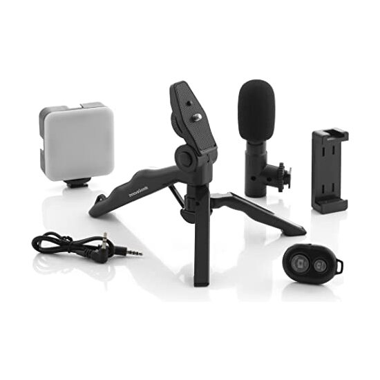 # -15- KIT VLOGGING C/LUZ, MICROFONO Y MANDO PLO image 0