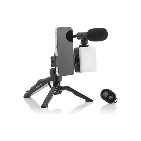 # -15- KIT VLOGGING C/LUZ, MICROFONO Y MANDO PLO image 1