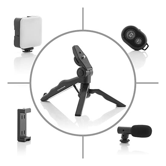 # -15- KIT VLOGGING C/LUZ, MICROFONO Y MANDO PLO image 3