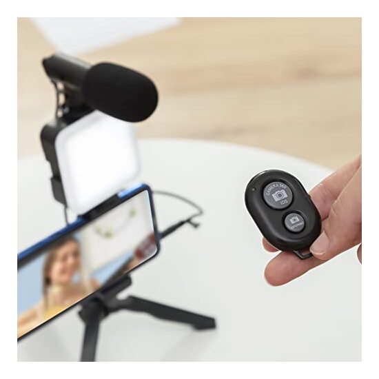 # -15- KIT VLOGGING C/LUZ, MICROFONO Y MANDO PLO image 5