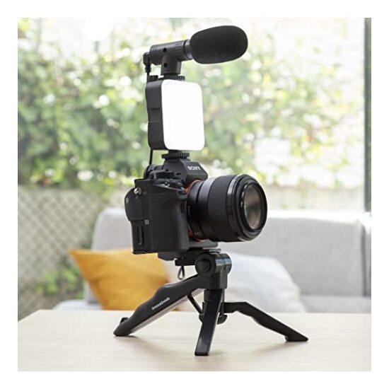 # -15- KIT VLOGGING C/LUZ, MICROFONO Y MANDO PLO image 7