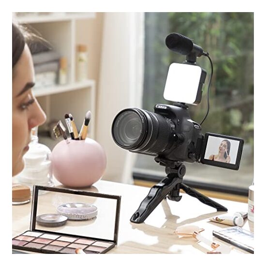 # -15- KIT VLOGGING C/LUZ, MICROFONO Y MANDO PLO image 9