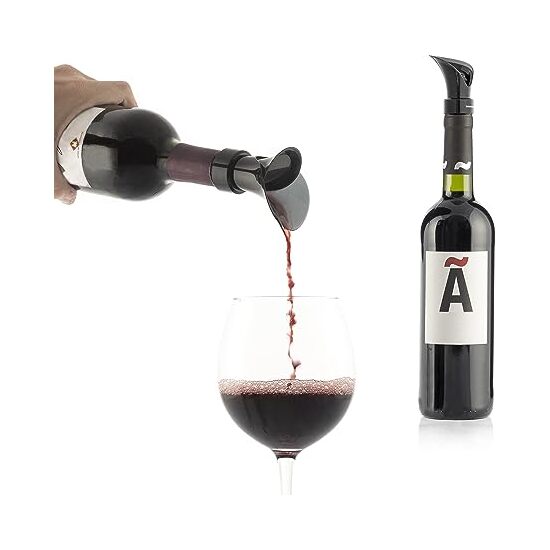20 TAPON DISPENSADOR AIREADOR DE VINO 2 EN 1 image 0