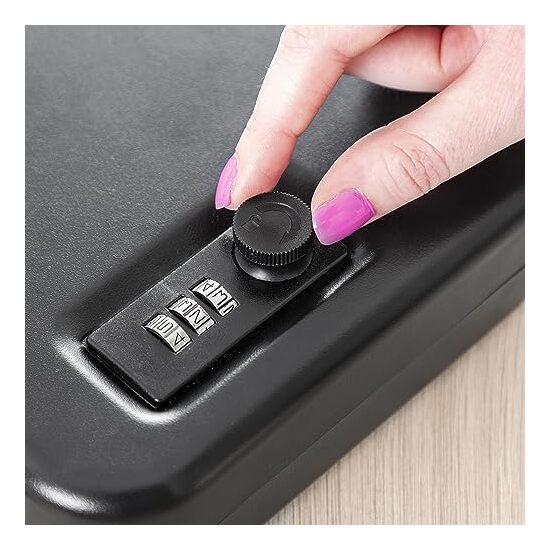 6 CAJA FUERTE PORTATIL CON CABLE DE SEGURIDAD image 2