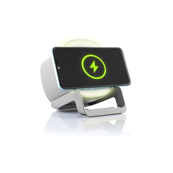 # -8- ALTAVOZ CARGADOR INALAMBRICO CON LED SOUWIS image 4