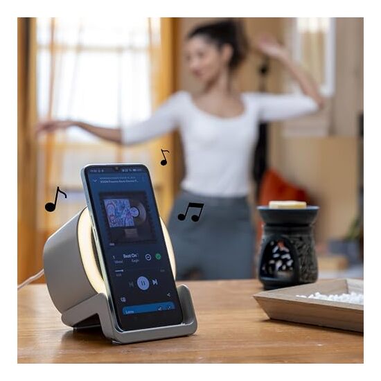 # -8- ALTAVOZ CARGADOR INALAMBRICO CON LED SOUWIS image 6