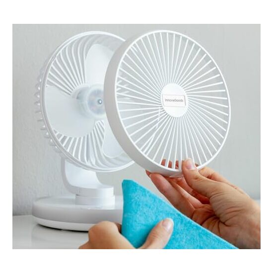 6 VENTILADOR DE ESCRITORIO RECARGABLE CON LED image 2