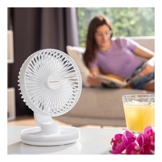 6 VENTILADOR DE ESCRITORIO RECARGABLE CON LED image 5