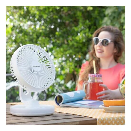 6 VENTILADOR DE ESCRITORIO RECARGABLE CON LED image 7