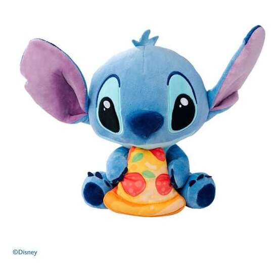 PELUCHE STITCH CON PIZZA, 25CM image 0