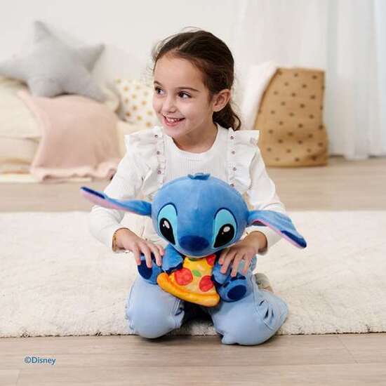 PELUCHE STITCH CON PIZZA, 25CM image 3