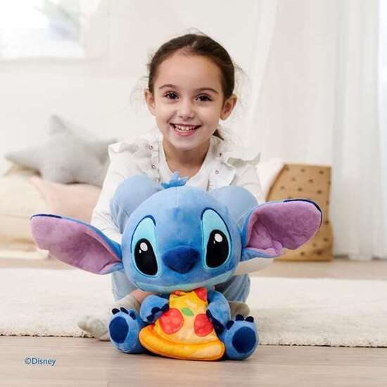 PELUCHE STITCH CON PIZZA, 25CM image 4