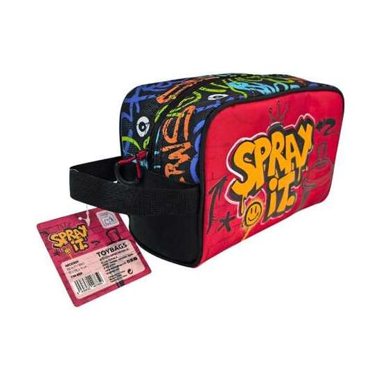 NECESER RANKING GRAFITTI. INTERIOR TOTALMENTE FORRADO.15 X 25 X 11 CM. image 1