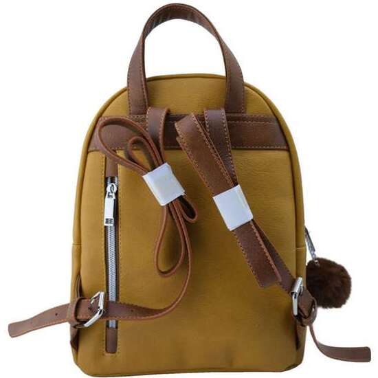 MOCHILITA PU OCRE POKÉMON PREMIUM CON BOLSILLO DELANTERO Y TRASERO.28 X 22 X 11 CM. image 3