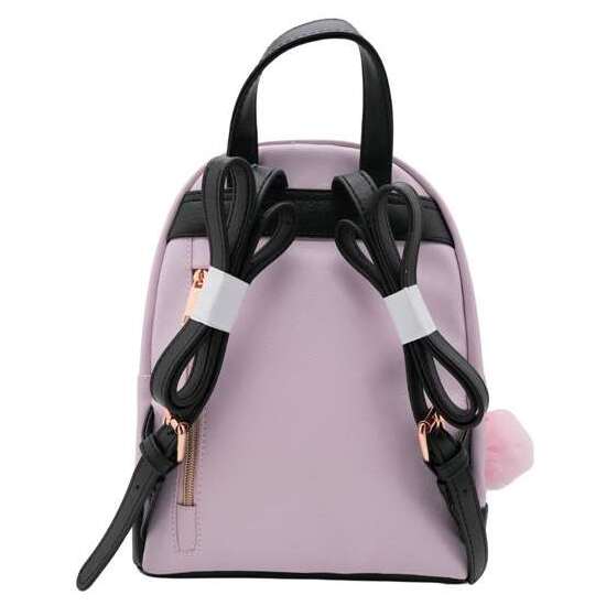 MOCHILITA PU ROSA STITCH PREMIUM CON BOLSILLO DELANTERO Y TRASERO.28 X 22 X 11 CM. image 2