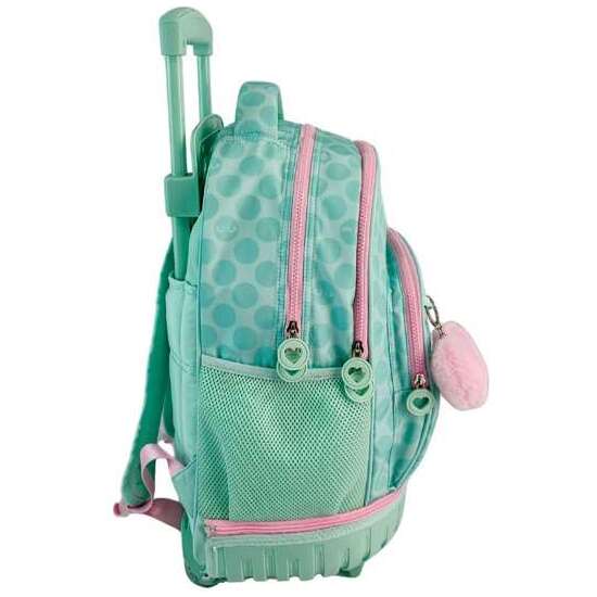 MOCHILA TROLLEY FJO COMPACTO DOBLE CUERPO GRAN CAPACIDAD BLIN BLIN KISS ME.44 X 34 X 24 CM. image 1
