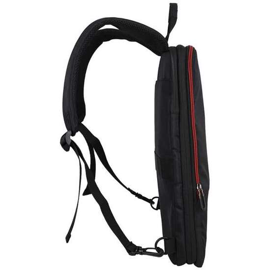 MOCHILA EXPANDIBLE BUSINESS CON COMPARTIMENTO PRINCIPAL EXPANDIBLE, AUMENTANDO LA CAPACIDAD DE 6 A 14 LITROS. COMPARTIMENTO ACOLCHADO E INDEPENDIENTE PARA PORTATIL DE 16".41 X 30 X 4-10 CM. image 2