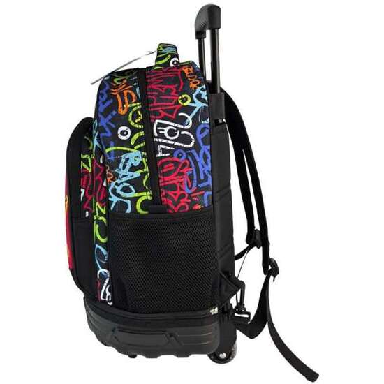 MOCHILA TROLLEY FJO COMPACTO DOBLE CUERPO GRAN CAPACIDAD RANKING GRAFITTI.44 X 34 X 24 CM. image 3