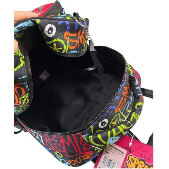 MOCHILA TROLLEY FJO COMPACTO DOBLE CUERPO GRAN CAPACIDAD RANKING GRAFITTI.44 X 34 X 24 CM. image 4