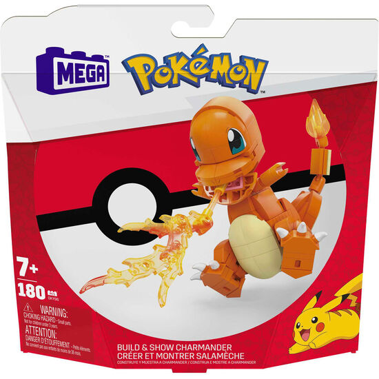 KIT MEGA CONSTRUX CHARMANDER POKEMON 180PZS image 2