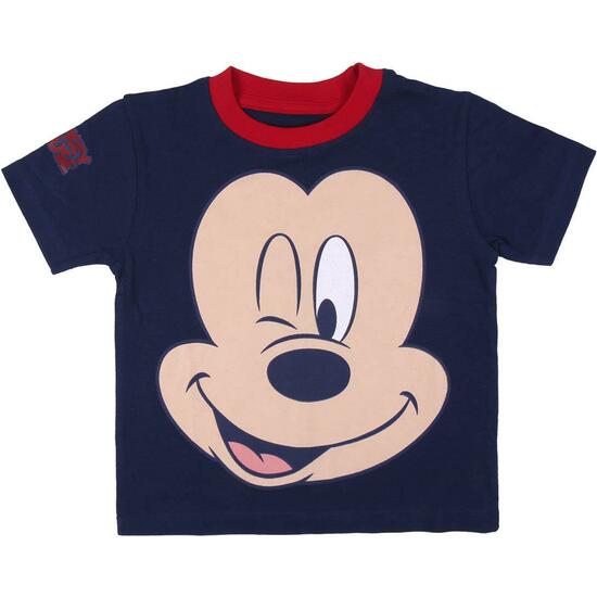 PIJAMA CORTO SINGLE JERSEY MICKEY RED image 1