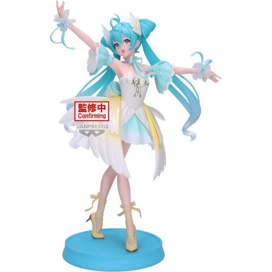FIGURA SWAN LAKE HATSUNE MIKU 21CM image 0