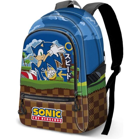 MOCHILA GREENHILL SONIC THE HEDGEHOG 44CM ADAPTABLE image 0
