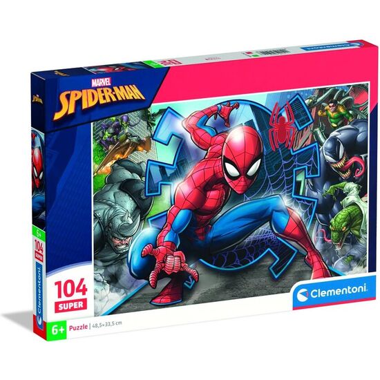 PUZZLE SUPER SPIDERMAN MARVEL 104PZS image 0