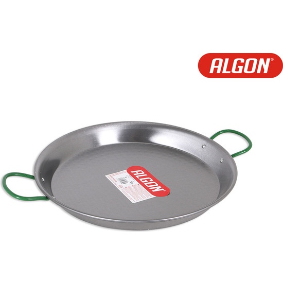 POLISHED STEEL PAELLA PAN 38 CM ALGON image 0