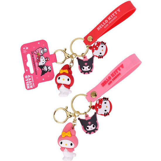 LLAVERO 3D MY MELODY HELLO KITTY SURTIDO image 0