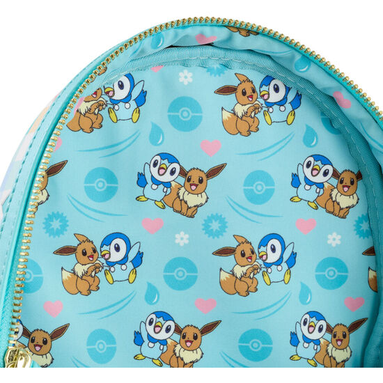 MOCHILA PIPLUP AND EEVEE FRIENDS POKEMON LOUNGEFLY image 3