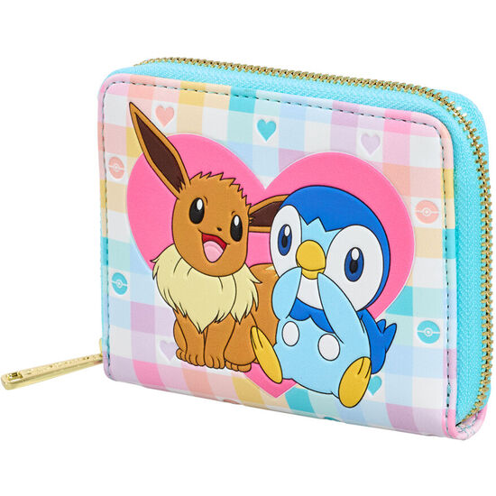 CARTERA PIPLUP AND EEVEE FRIENDS POKEMON LOUNGEFLY image 1