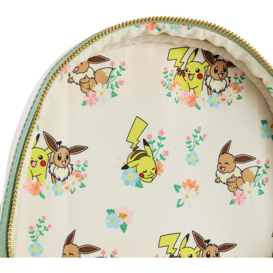 MOCHILA PIKACHU & EEVEE FLORAL POKEMON LOUNGEFLY image 3