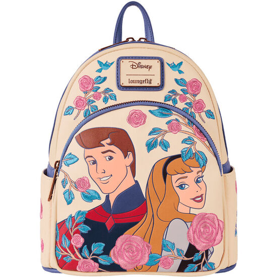 MOCHILA AURORA & PRINCIPE LA BELLA DURMIENTE DISNEY LOUNGEFLY 26CM image 0