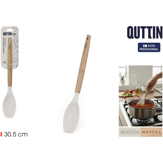 ESPATULA SOFT M/MADERA QUTTIN image 0