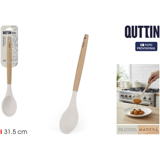 CUCHARA SOFT M/MADERA QUTTIN image 0