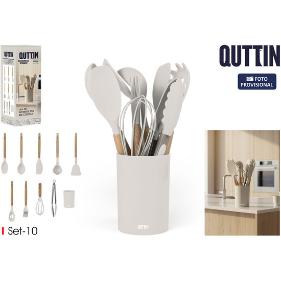SET10 PCS UTENSILIOS DE COCINA QUTTIN image 0