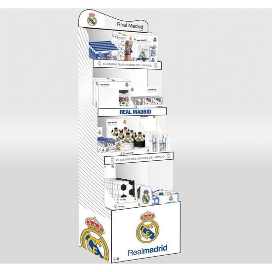DISPLAYS EXPOSITOR CARTÓN BALDAS PAPELERÍA REAL MADRID image 1