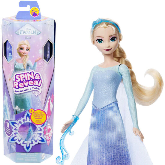 MUÃ±ECA SPIN AND REVEAL ELSA FROZEN DISNEY image 0