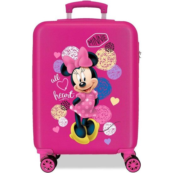 MALETA TROLLEY ABS LOVE MINNIE DISNEY 55CM image 0