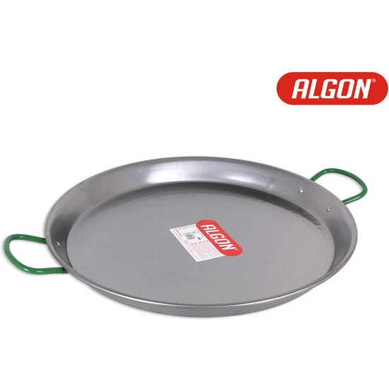 POLISHED STEEL PAELLA PAN 50 CM ALGON image 0