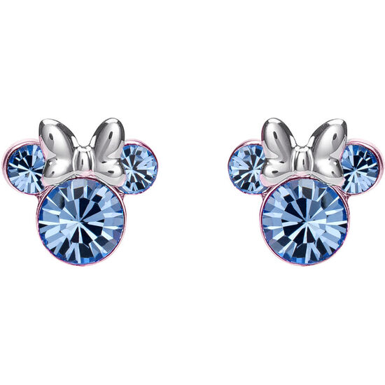 PENDIENTES DICIEMBRE MINNIE DISNEY PLATA image 0