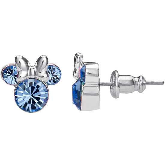 PENDIENTES DICIEMBRE MINNIE DISNEY PLATA image 1
