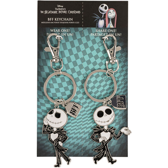 SET 2 LLAVEROS JAKKS SKELLINGTON PESADILLA ANTES DE NAVIDAD DISNEY image 1