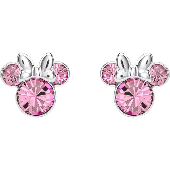 PENDIENTES MINNIE DISNEY PLATA image 0